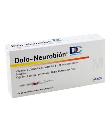 DOLO NEUROBION FORTE DC 3ML C1 - Farmacia Mexicana Buena Salud