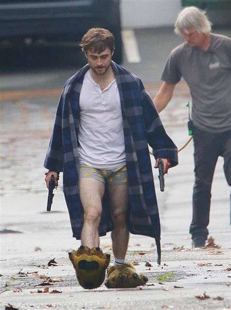 Daniel Radcliffe On The Set Of "Guns Akimbo" Movie | Others