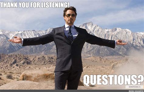 Meme: "THANK YOU FOR LISTENING! QUESTIONS?" - All Templates - Meme ...