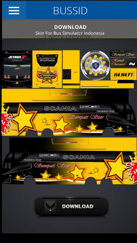 Download Livery Bus Simulator Indonesia