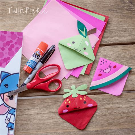 Kawaii Bookmark Corners Oragami - TwinPickle