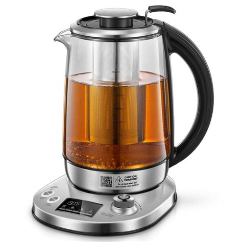 FOHERE Electric Tea Kettle, Electric Kettle Temperature Control with 9 ...