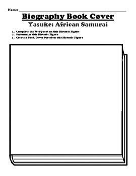 Yasuke: African Samurai "Book Cover & WebQuest" Worksheet | TPT