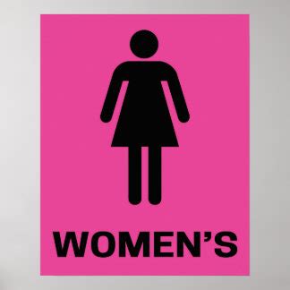 Restroom Sign Posters | Zazzle Canada