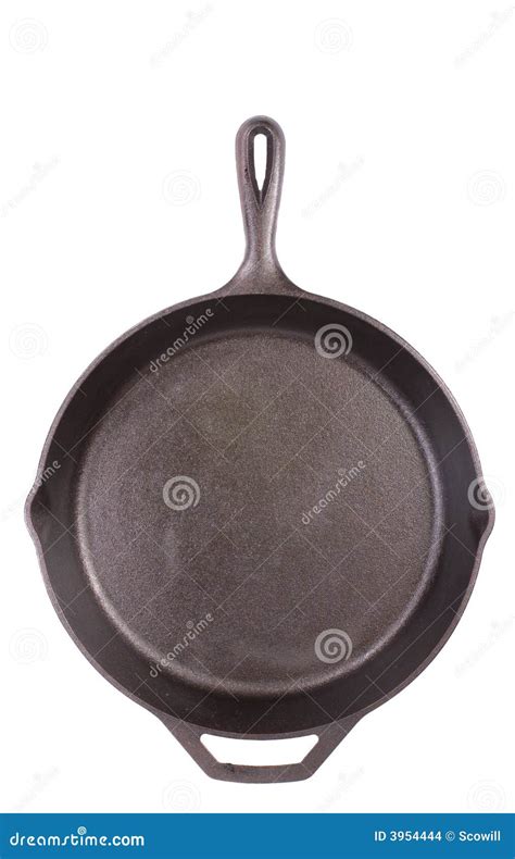 Cast Iron Frying Pan stock photo. Image of skillet, handle - 3954444