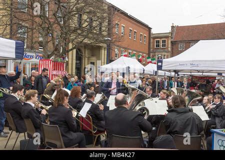 The 51st Northumbrian Gathering at Morpeth, Northumberland, UK in April 2018. Traditional ...