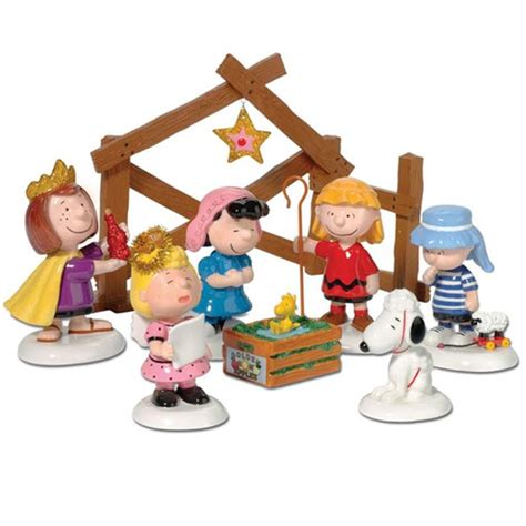 Peanuts Charlie Brown Nativity Set | RetroFestive.ca