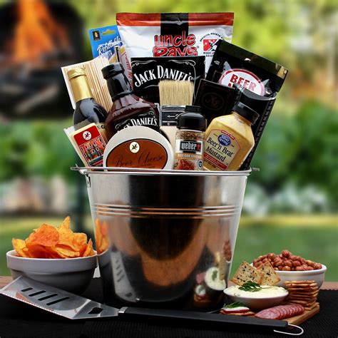 BBQ Lovers Gift Pail | Barbeque Gift Basket | Unique Grilling Gifts