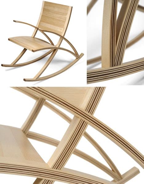 Seat Back, Rocker On: Modern Curved-Wood Rocking Chair | Designs & Ideas on Dornob