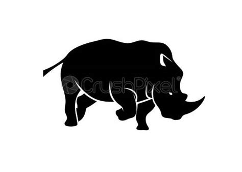 Rhino Logo vector - stock vector 2814410 | Crushpixel