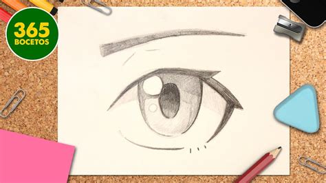 COMO DIBUJAR OJOS ANIME FACILES - dibujos sencillos - Como dibujar ojos anime chico y chica ...