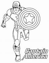Captain America Coloring Pages Free Download  Educative Printable sketch template