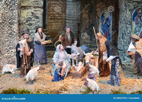 Vatican nativity scene stock image. Image of madonna - 28467935