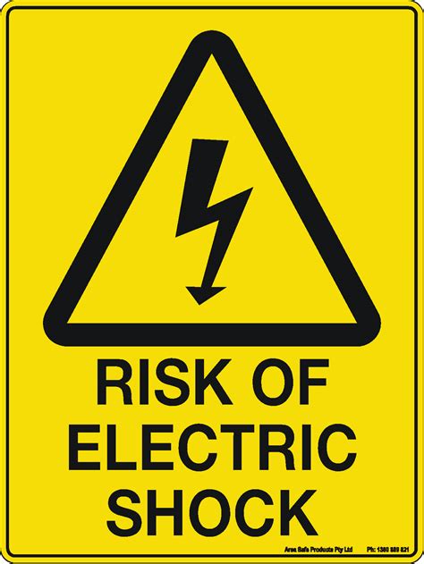 Caution Sign - Risk of Electric Shock