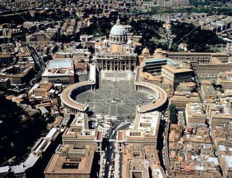 Price an image of Aerial view of St Peter's Square and Basilica, Rome, Italy from Heritage ...