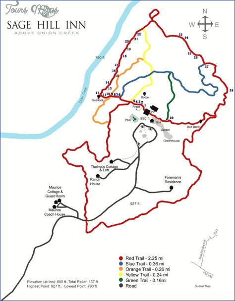 Austin Hike And Bike Trail Map - ToursMaps.com