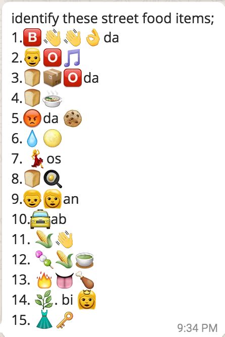 Guess these 15 street food items - PuzzlersWorld.com