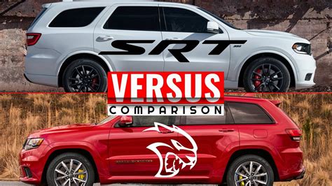 2018 GRAND CHEROKEE TRACKHAWK VS 2018 DURANGO SRT | Doovi