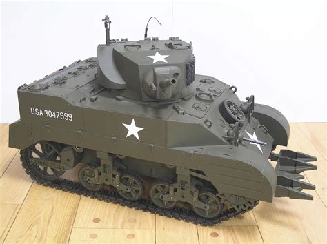 21st Century Toys Ultimate Soldier 1:6 Scale RC M5 Stuart Tank 2003 w/ Commander | #1757640766