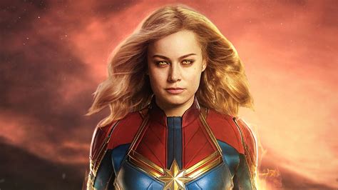 🔥 Free Download Captain Marvel Movie Brie Larson As Carol Danvers 4k by ...