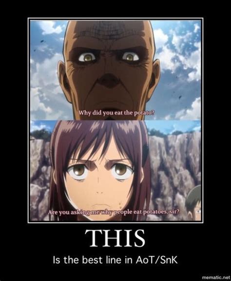 Attack on Titan - RykaMall | Attack on titan funny, Attack on titan meme, Anime memes funny