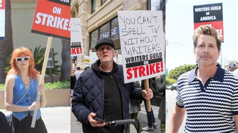 All the Celebrities Spotted on Writers Strike Picket Lines - Men's Journal