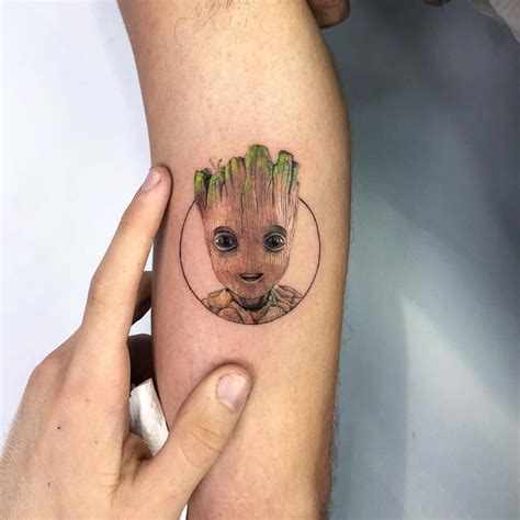 Tattoo Artist Eden Kozo - ARTWOONZ | Marvel tattoos, Groot tattoo, Cute tattoos