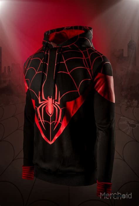 Spider-Man: Ultimate Web Head Premium Hoodie - Merchoid | Marvel clothes, Spiderman hoodie ...