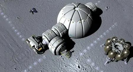 Futuristic Instant Moon Base for Astronauts - Tuvie Design