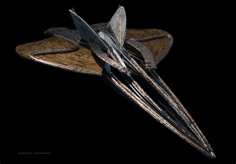 Ancient Alien Spaceship, Rodolfo H on ArtStation at https://www ...