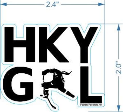 Hockey Girl Decal for Laptopcell Phone Decal for Hockey - Etsy