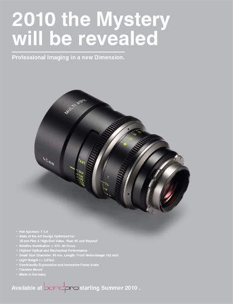 Some more links on the "mystery lenses" - Leica Rumors