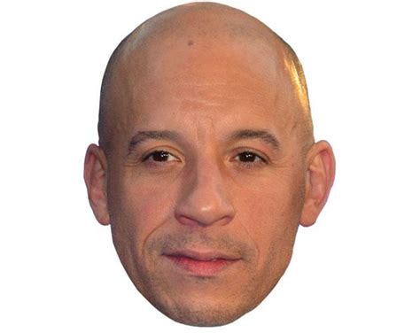 Vin Diesel Mask - Lifesize Celebrity Cutouts