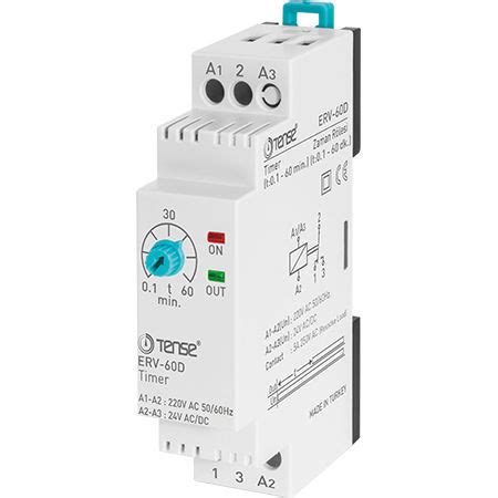 Electronic timer - ERV-60D - Tense Electronic - DIN rail