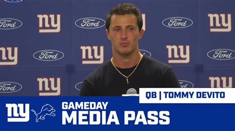 QB Tommy DeVito on advice from Daniel Jones, Tyrod Taylor