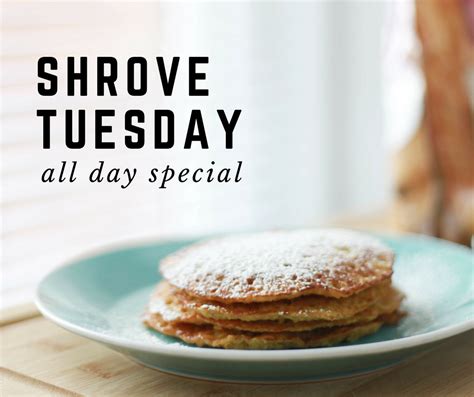 Shrove Tuesday — Tia's Place