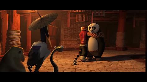 Kungfu Panda: Tigress hugs Panda