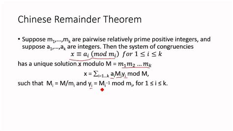 chinese remainder theorem solve