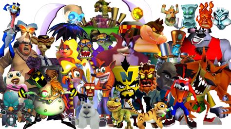 A Few Crash Bandicoot Characters by snivy0711 on DeviantArt