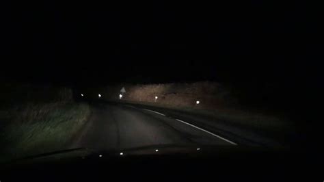 Pitch Black !!! Night time country lane driving - YouTube