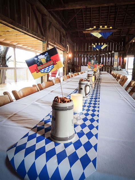 Oktoberfest at Pinehall at Eisler Farms Beer Stein and Pretzel Centerpieces | Oktoberfest party ...