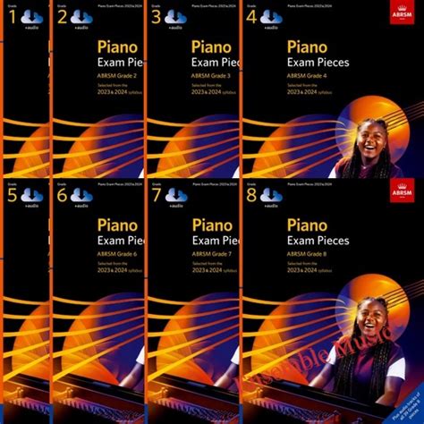 ABRSM Piano Exam Pieces 2023 & 2024 Series - Ensemble Music