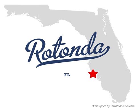 Map of Rotonda, FL, Florida