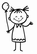 Stick Figure Coloring Pages sketch template