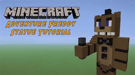 Minecraft Tutorial: Adventure Freddy (FNAF World) Statue - YouTube