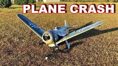 WORST RC PLANE CRASH EVER!! - FW190 BRUTALLY DESTROYED!!! - TheRcSaylors | FpvRacer.lt