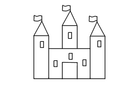 How to Draw a Castle? | Step by Step Castle Drawing for Kids