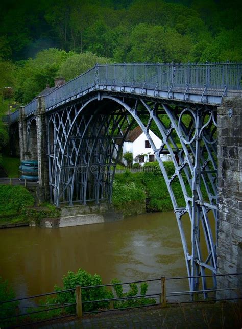 Ironbridge Gorge stock image. Image of river, tree, strut - 14545301