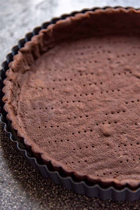 Chocolate Pâte Sucrée Recipe (Chocolate Tart Dough) - The Flavor Bender