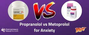 Propranolol vs Metoprolol for Performance Anxiety